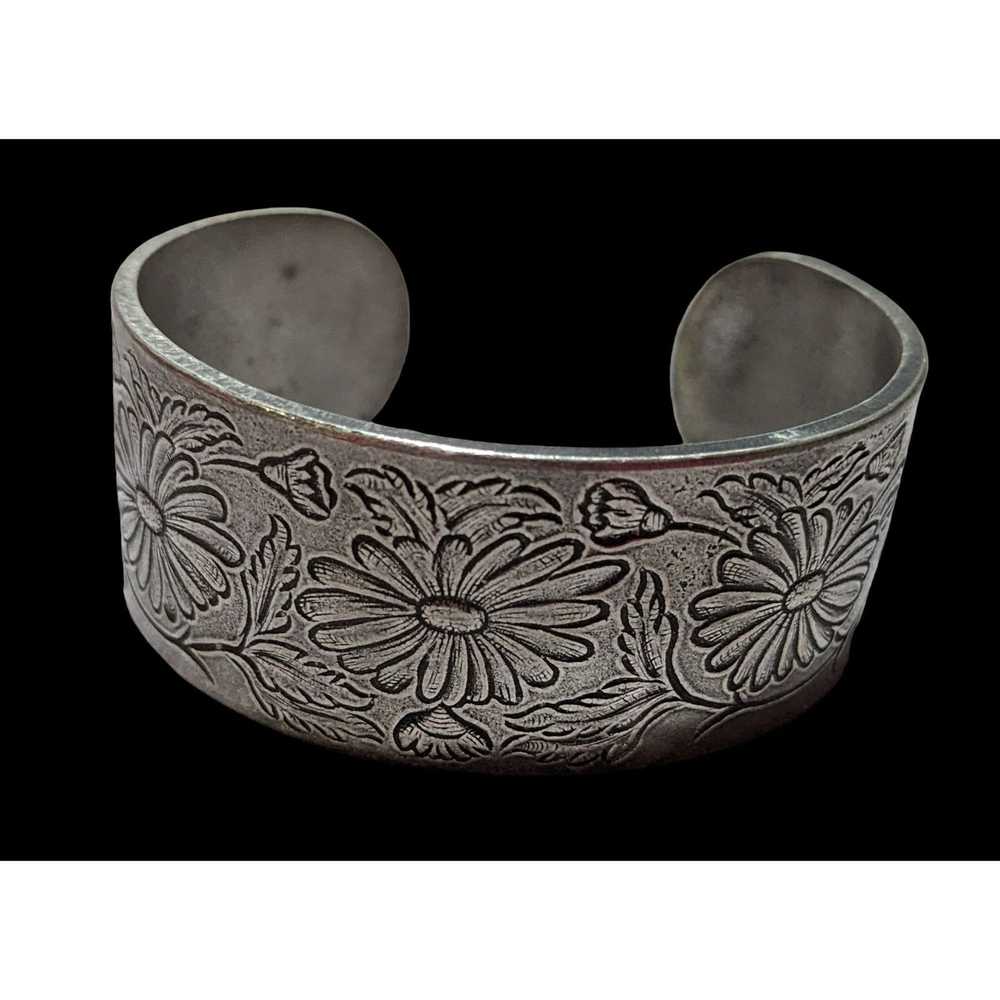 Other Salisbury Pewter September Floral Cuff - image 1