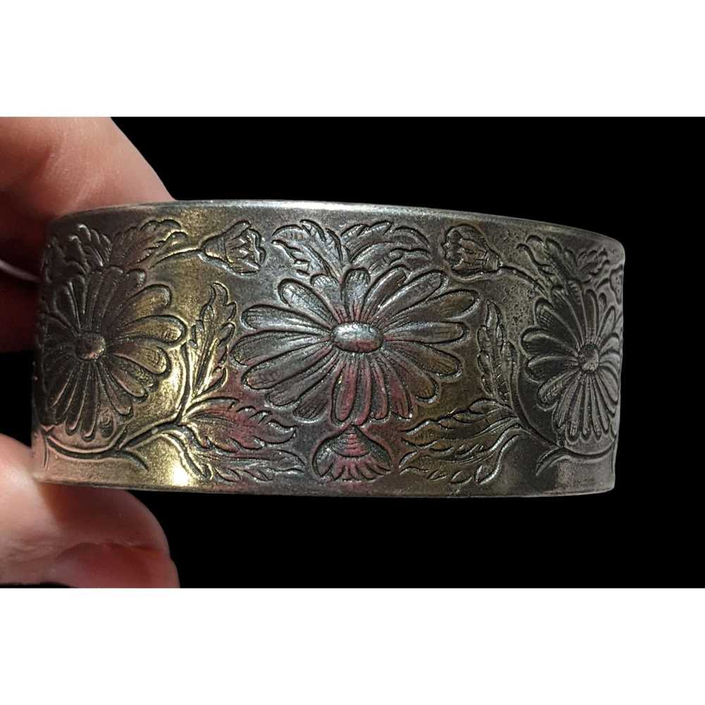 Other Salisbury Pewter September Floral Cuff - image 2