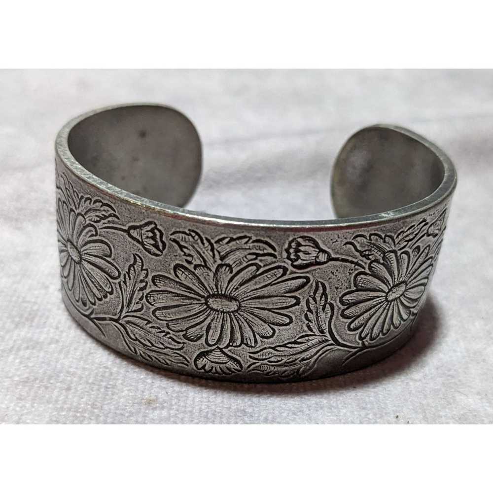 Other Salisbury Pewter September Floral Cuff - image 5