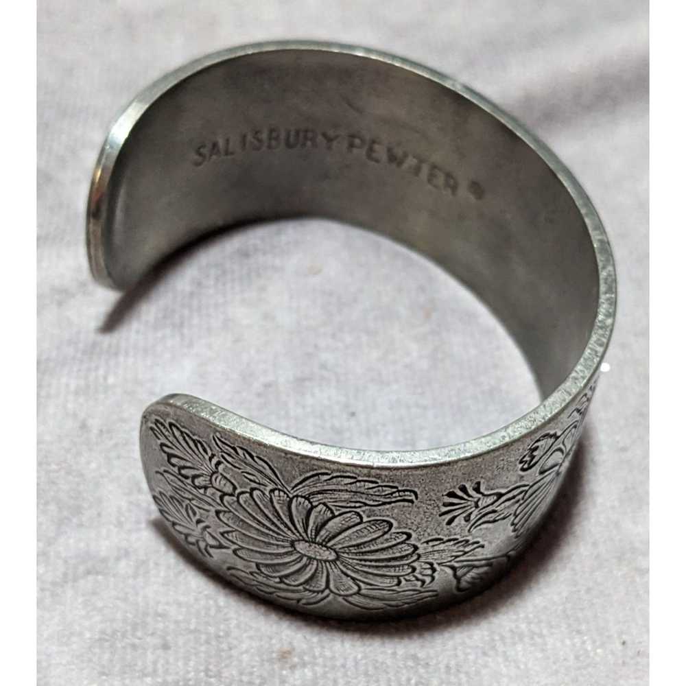 Other Salisbury Pewter September Floral Cuff - image 6