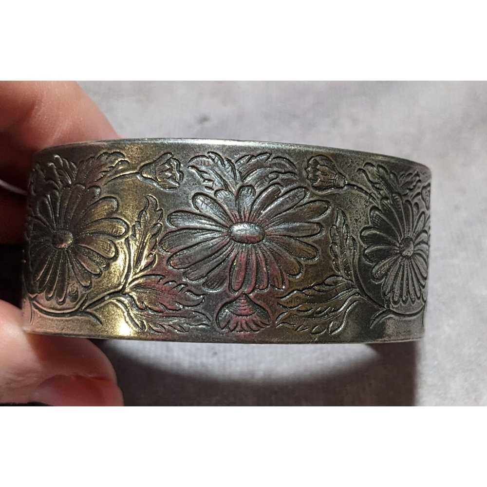 Other Salisbury Pewter September Floral Cuff - image 8