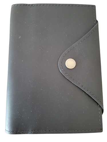 Portland Leather Black Large Snap Journal
