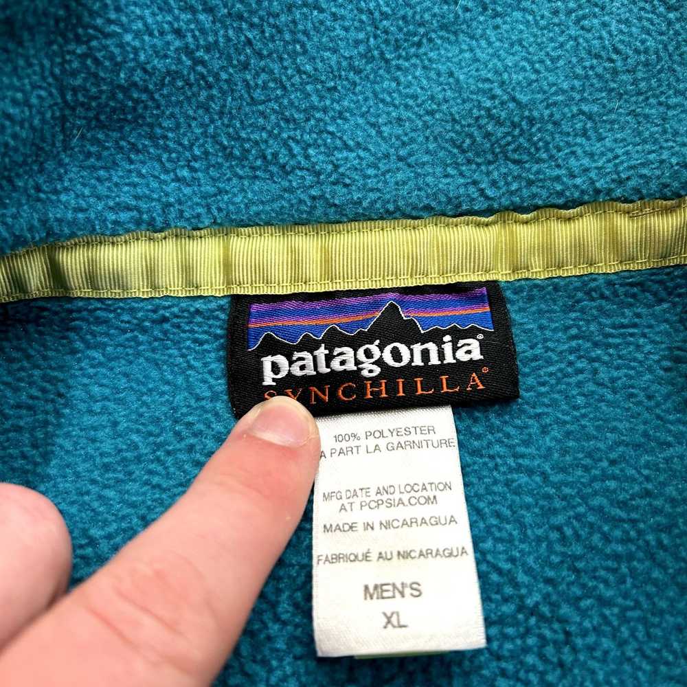 Japanese Brand × Patagonia × Vintage Turquoise Pa… - image 4