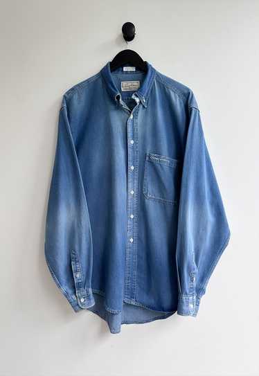 Vintage Thomas Burberry Denim Jeans Shirt