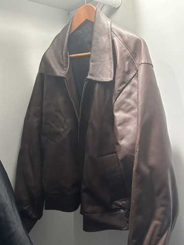 Handmade cropped leather jacket