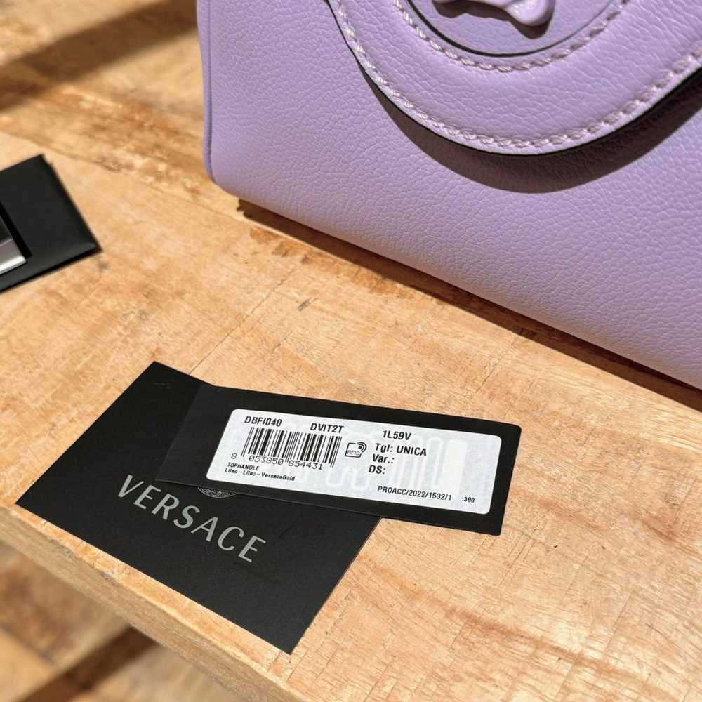 Versace La Medusa leather handbag - image 9