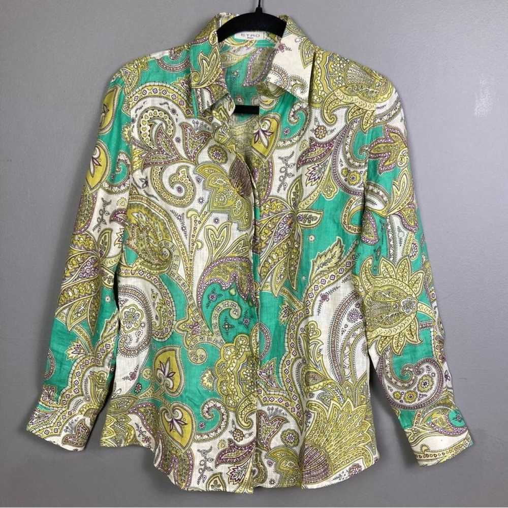 Etro Linen blouse - image 10