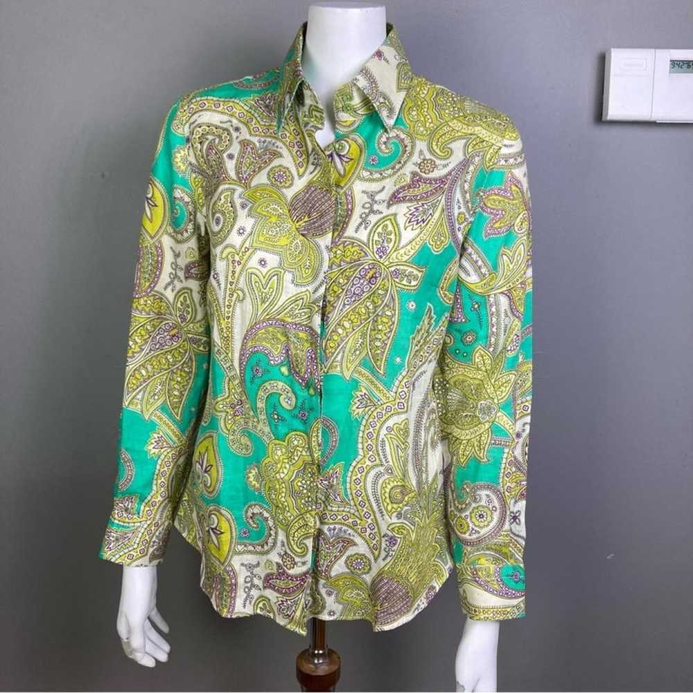 Etro Linen blouse - image 5