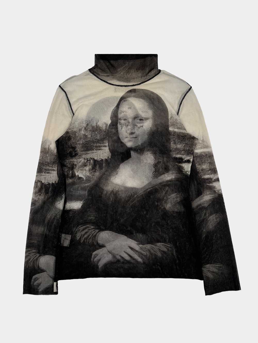 Jean Paul Gaultier Mona Lisa Mesh Shirt SS1995 - image 1