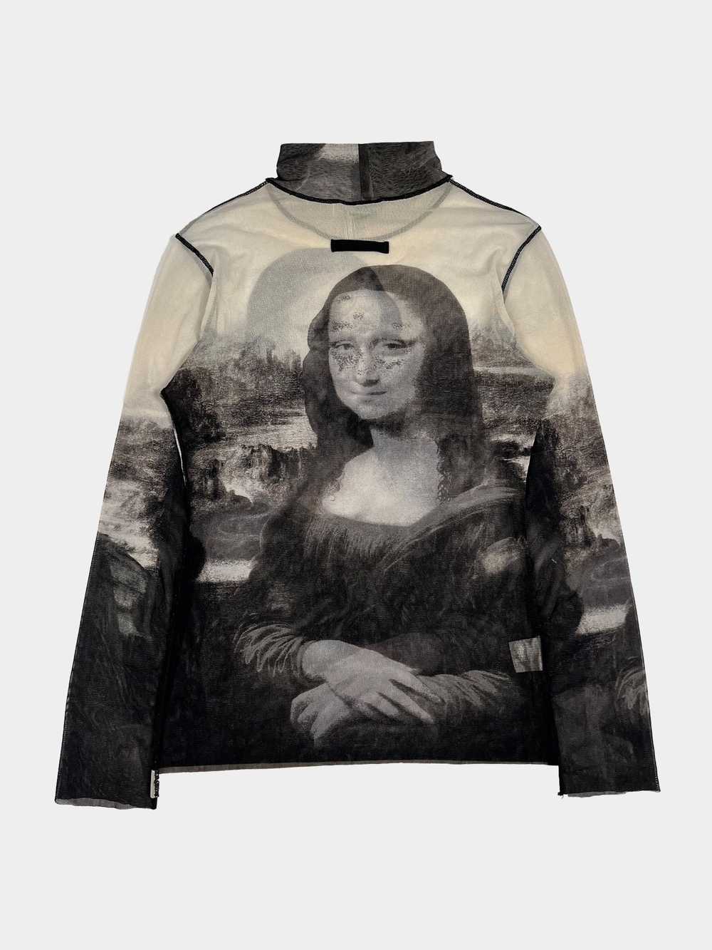 Jean Paul Gaultier Mona Lisa Mesh Shirt SS1995 - image 2