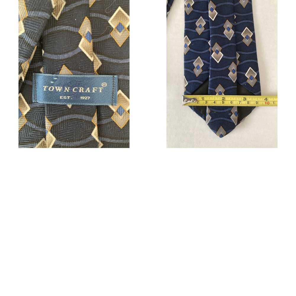 Vintage Town Craft Men's Necktie Tie Polyester Bl… - image 4