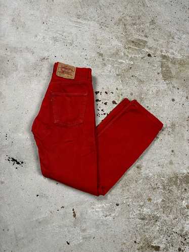 Levi's × Vintage Vintage 1991 Levi’s 501 Red Denim