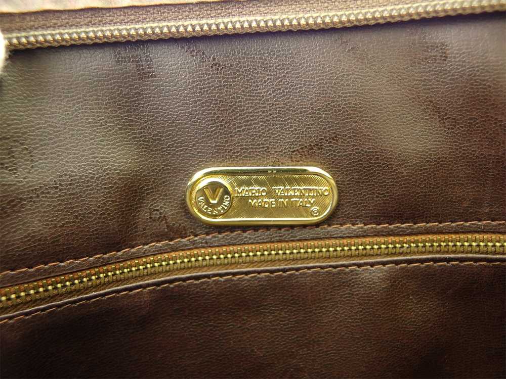 Men's Mario Valentino Clutch Bag V Mark Brown Gol… - image 10