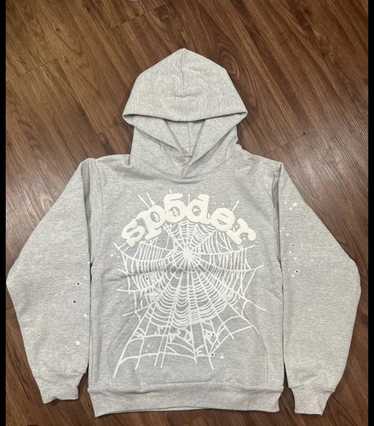 Gray star sp5der hoodie - Gem