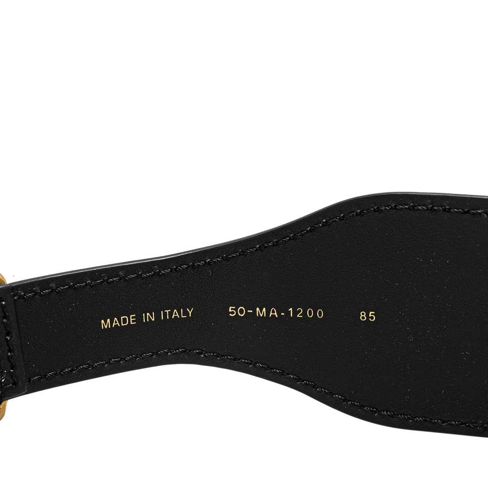 Gray Dior Embroidered Logo Strap - image 5