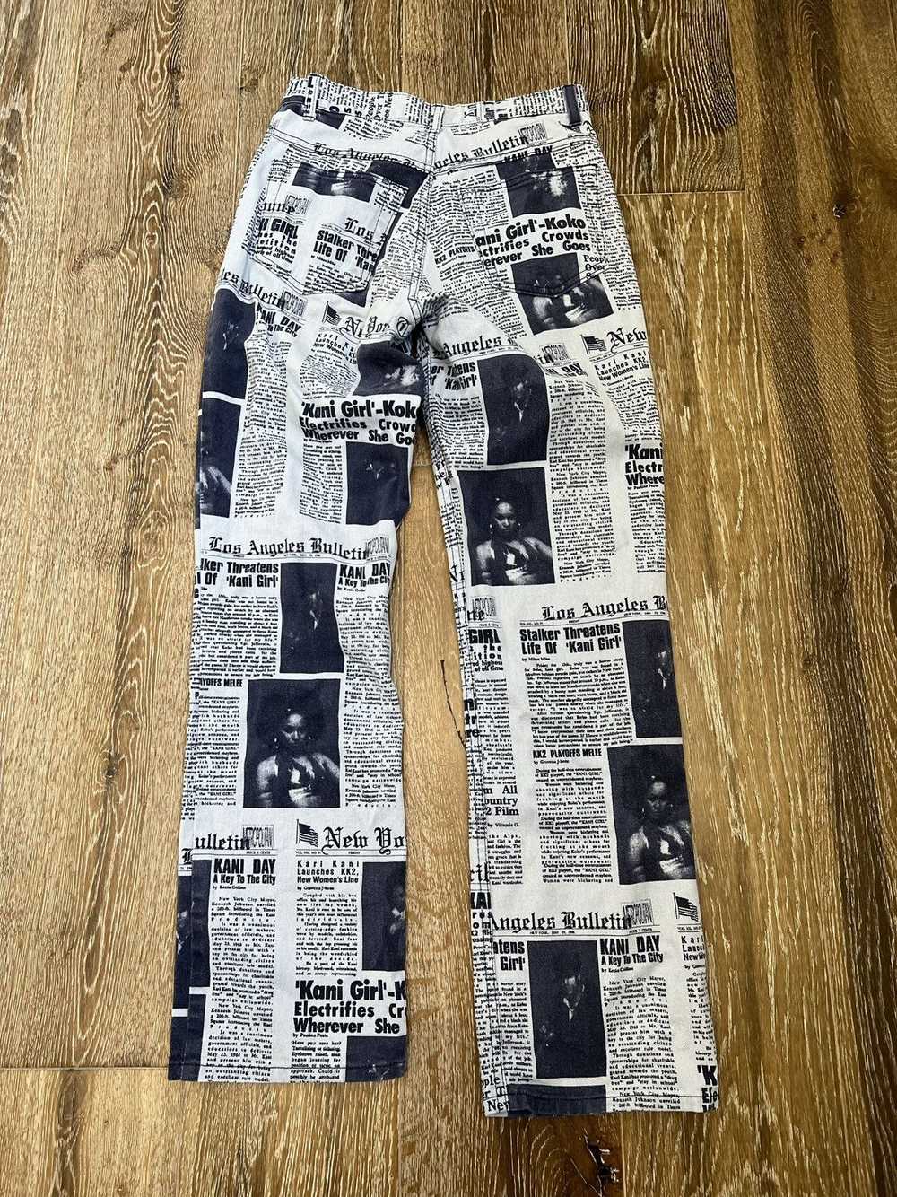 Karl Kani × Vintage Vintage karl kani newspaper j… - image 2