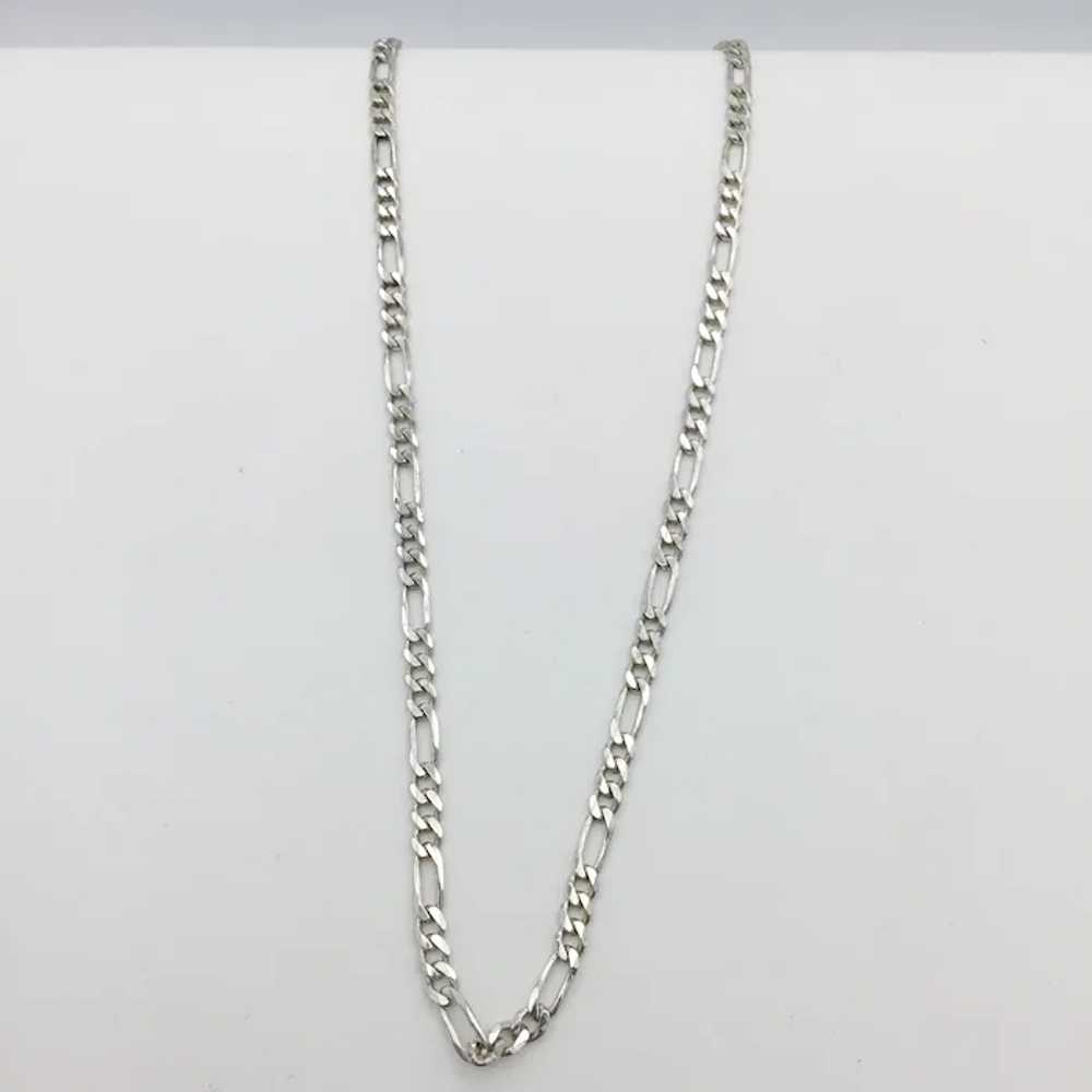 Sterling Silver Figaro Chain - image 2