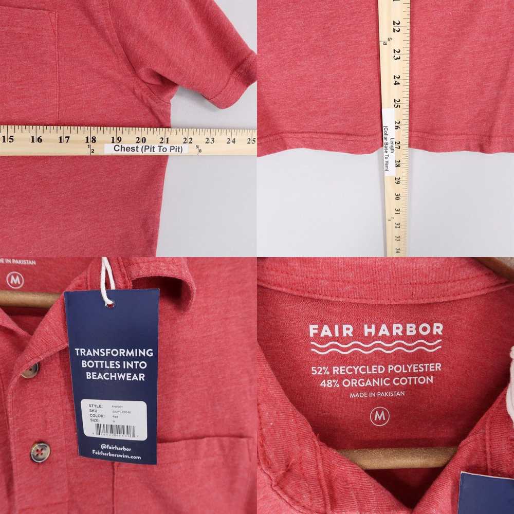 Vintage Fair Harbor Polo Shirt Mens Medium Read H… - image 4