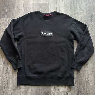Supreme FW15 Box Logo Crewneck Crew Sweater XL Grey U… - Gem