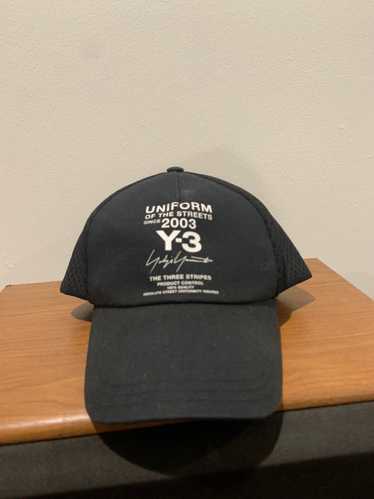 Adidas × Y-3 Y3 uniform of the streets trucker hat