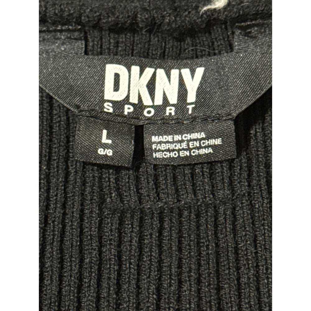 DKNY DKNY Sport Bodysuit Ribbed Button V-Neckline… - image 4