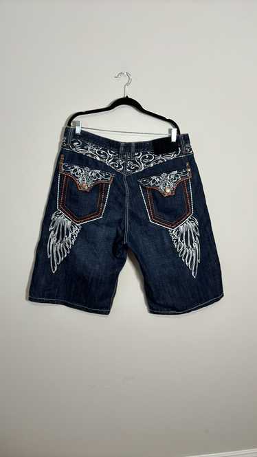 Streetwear × Vintage Y2K Jean Shorts