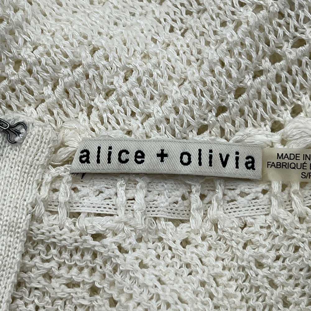 Alice + Olivia Alice & Olivia Crochet Lace Tank T… - image 3