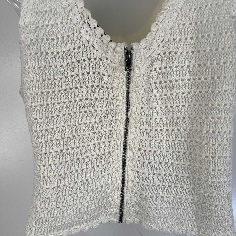 Alice + Olivia Alice & Olivia Crochet Lace Tank T… - image 5