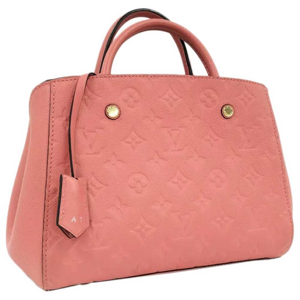 Louis Vuitton Montaigne leather handbag - image 1