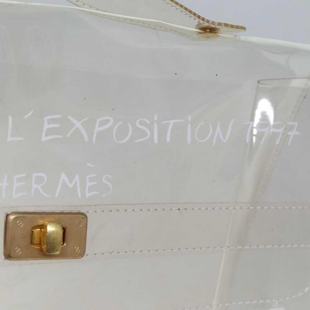 Hermès Clear Vinyl Kelly Handbag - image 9