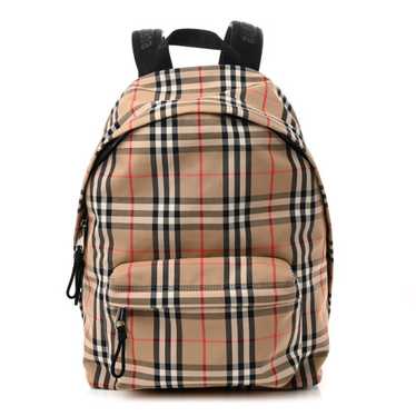 BURBERRY Vintage Check Jett Backpack Archive Beige