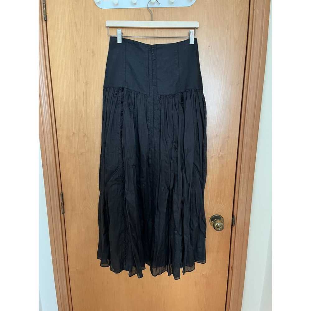 Joslin studio Linen mid-length skirt - image 2