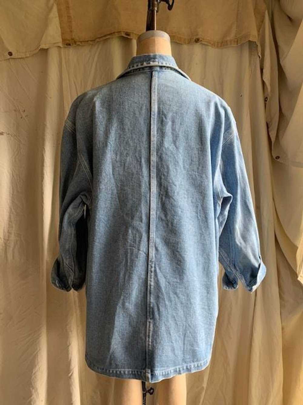 '90's Denim Ralph Lauren Chore Coat (L) | Used,… - image 4