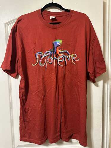 Supreme Supreme Tentacles Octopus Tee Brick Red XL