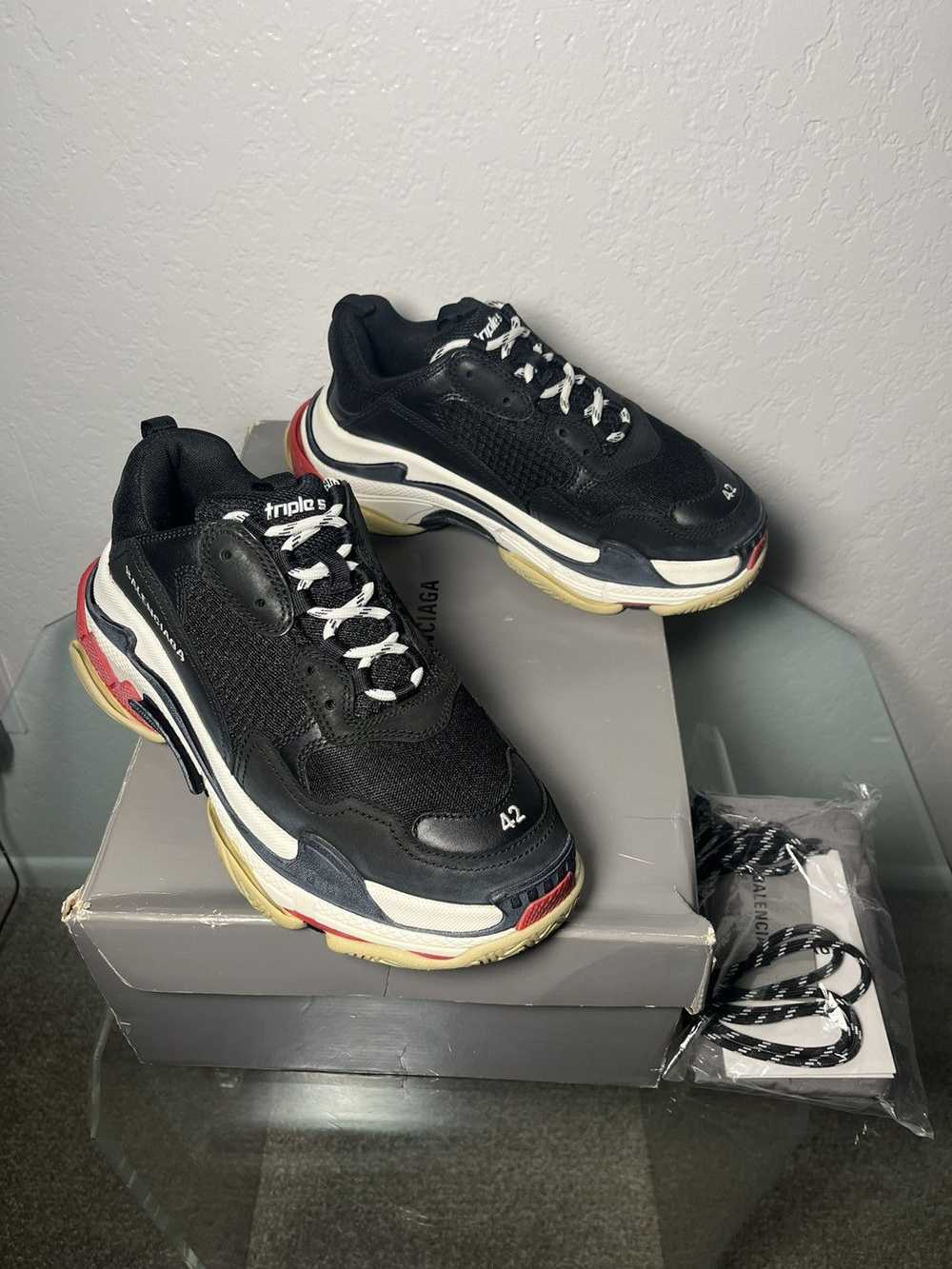 Balenciaga × Vintage Rare Balenciaga Triple S Dis… - image 1