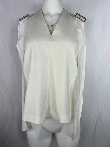 Akira Naka White Top Blouse, Size 3 - image 1