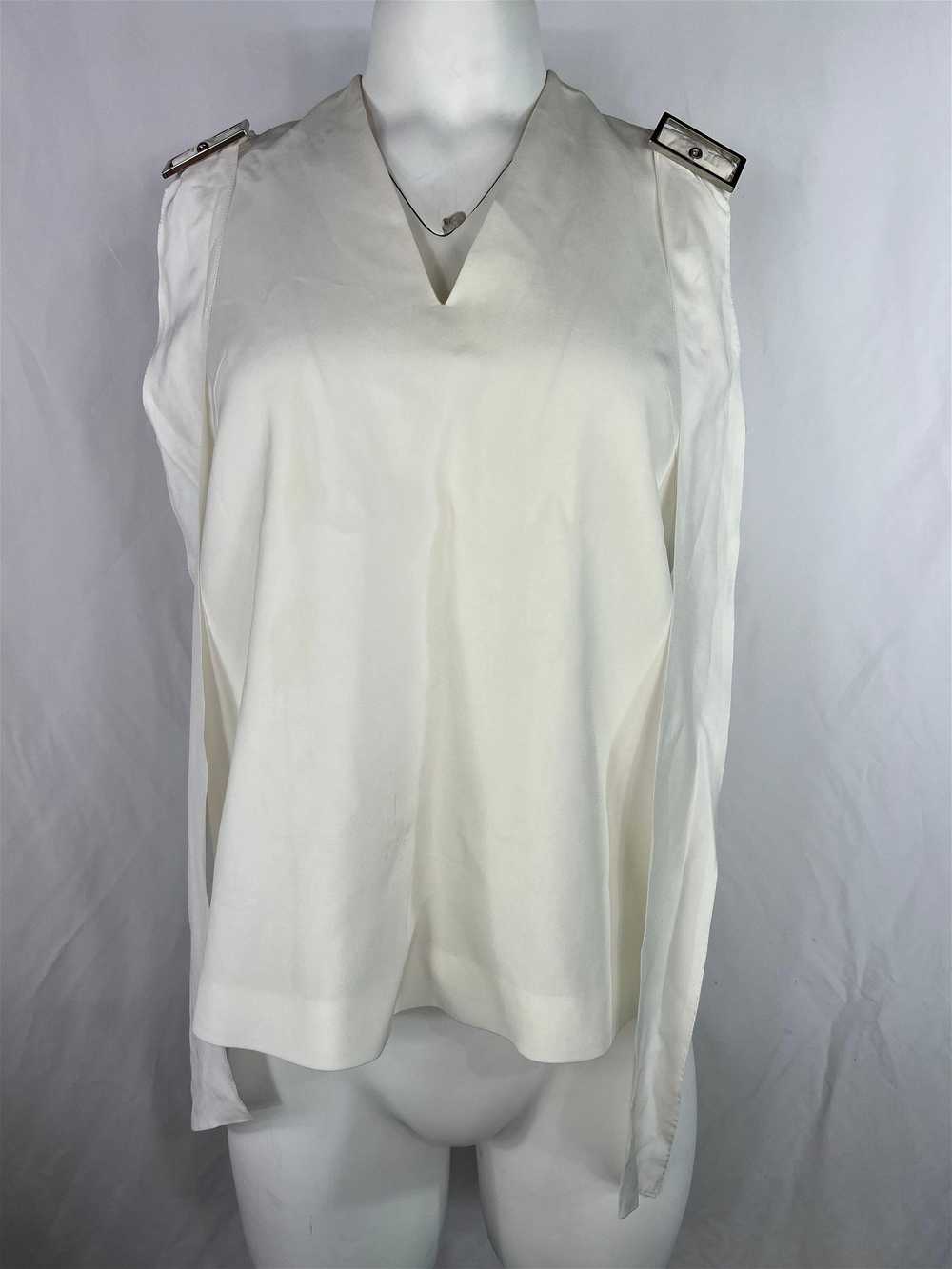 Akira Naka White Top Blouse, Size 3 - image 7