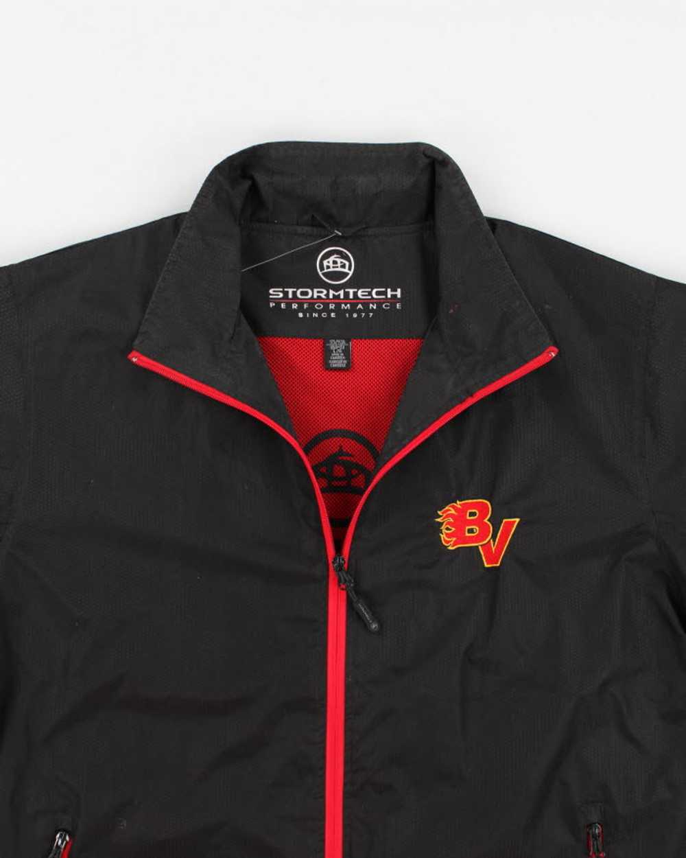 Vintage Bow Valley Flames Hockey Track Jacket - L - image 3