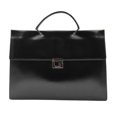GUCCI business handbag in black leather - image 1