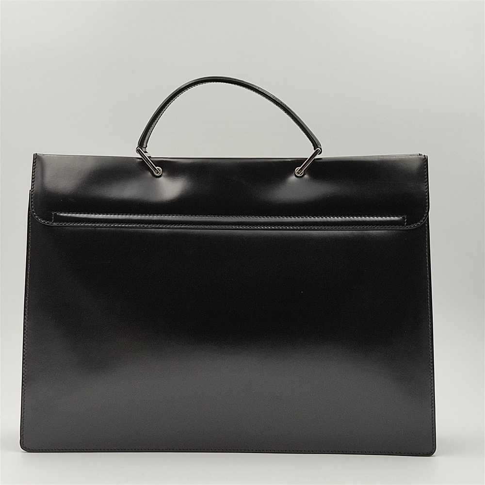 GUCCI business handbag in black leather - image 3