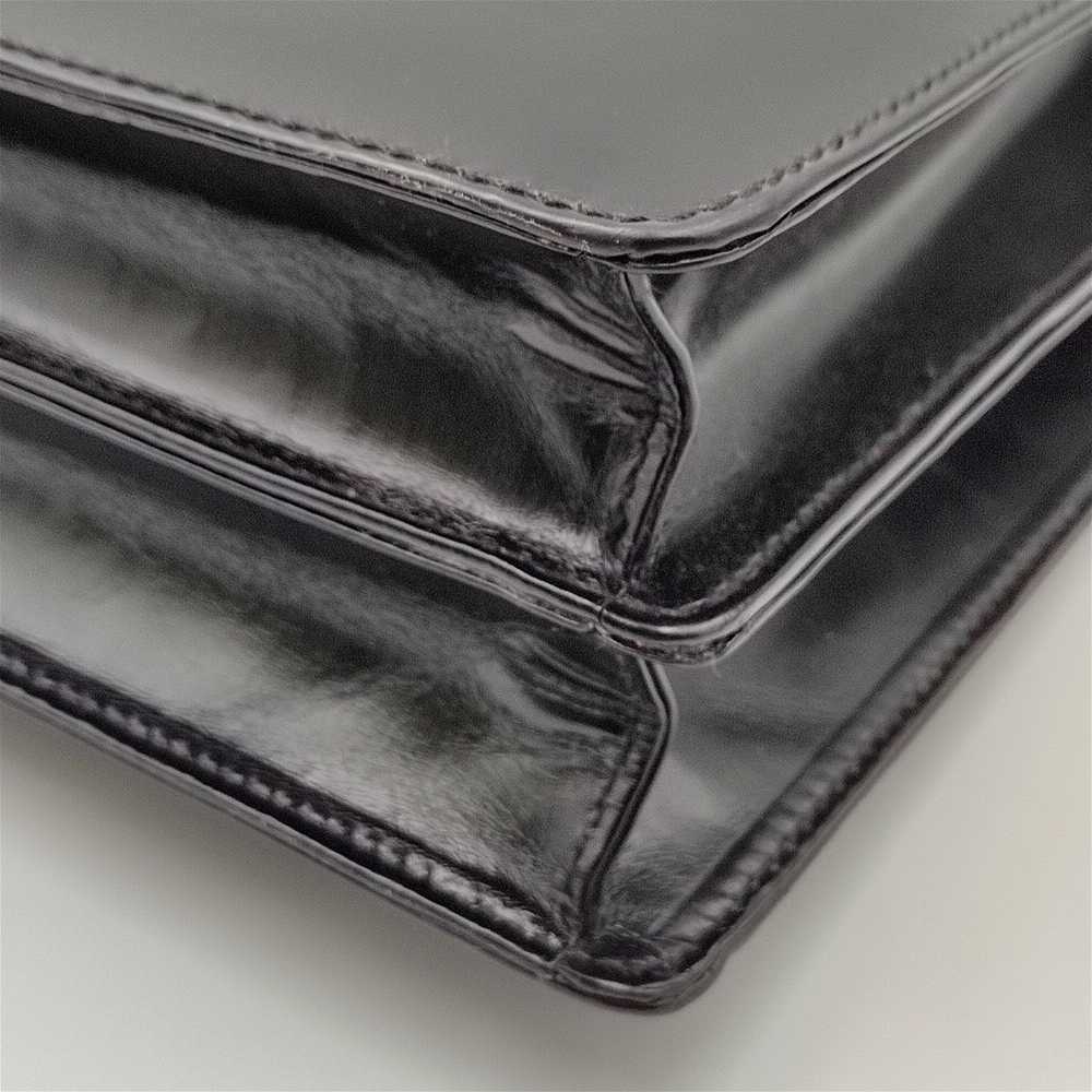 GUCCI business handbag in black leather - image 5