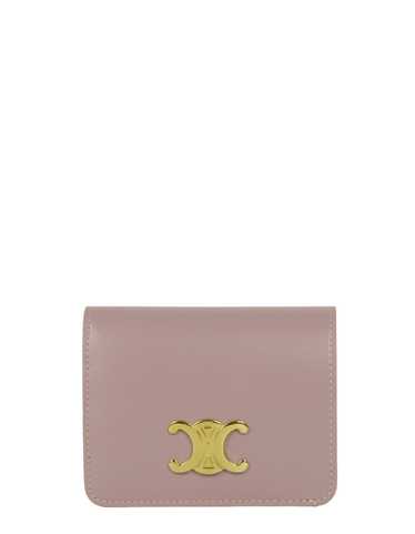 Celine Mauve Petal Pink Compact Triomphe Wallet