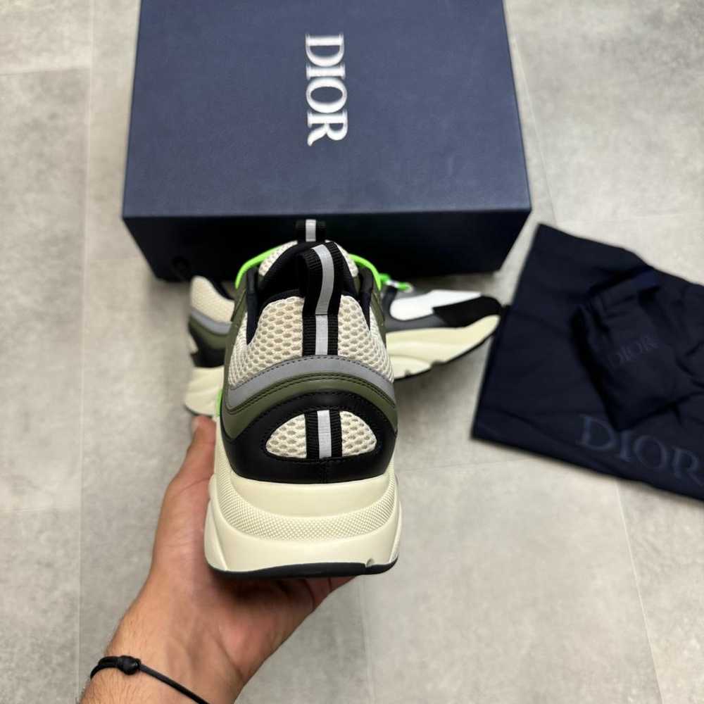 Dior B22 leather high trainers - image 2
