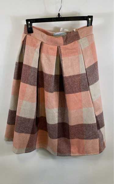 NWT Chicwish Womens Multicolor Plaid Wool Pleated… - image 1