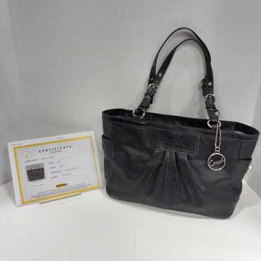 Authentic COACH Smooth Leather Shoulder Bag - image 1