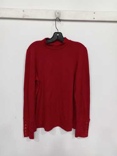 Women's Rafaella Mock Neck Sweater Sz M