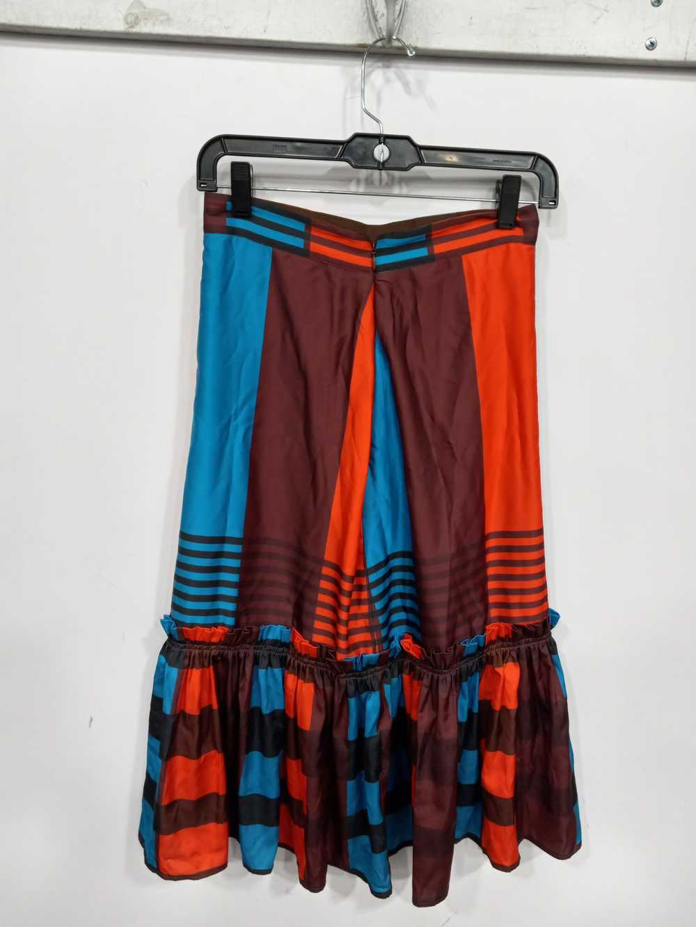 Women's Eva Franco Flounced Midi Skirt Sz 4P NWT - image 2