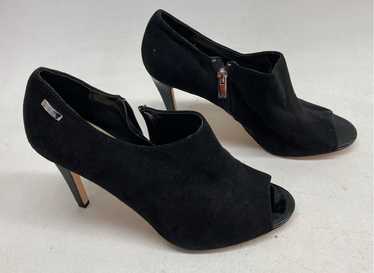 Women's Calvin Klein Size 9.5 Black Heeled Booties - image 1