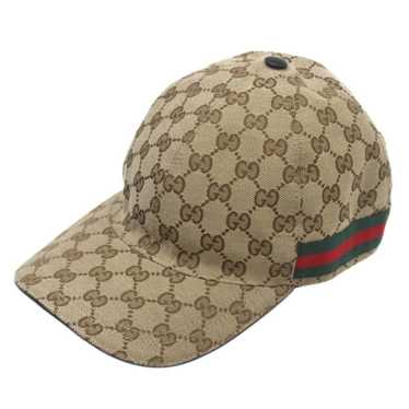 Gucci GUCCI GG Canvas Baseball Cap, Size M, 58cm,… - image 1