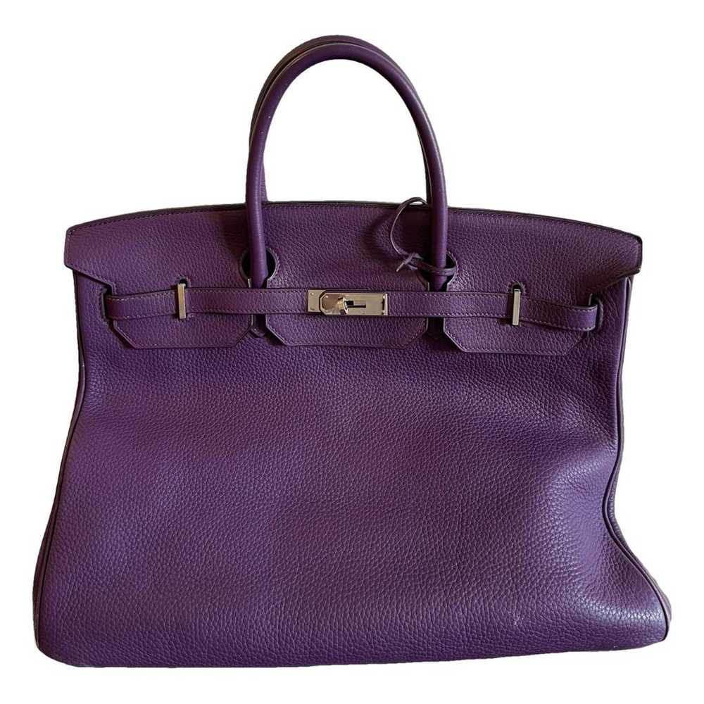 Hermès Birkin 40 leather handbag - image 1